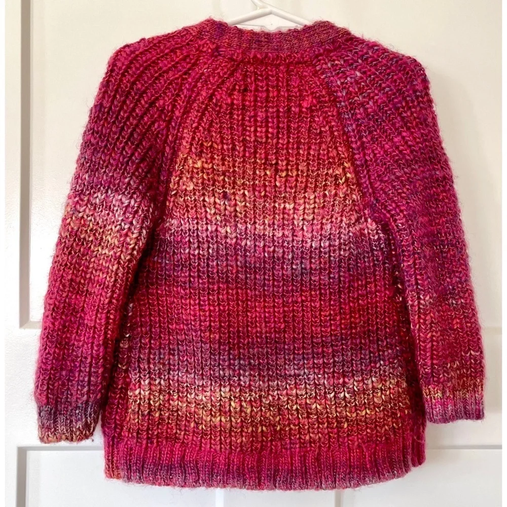 Gymboree toddler multi-color open front cozy cardigan